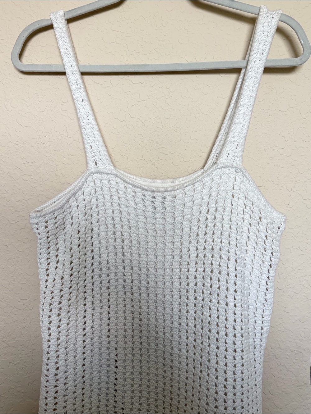 GAP White Crochet Sleeveless Mini Dress - Picture 4 of 8